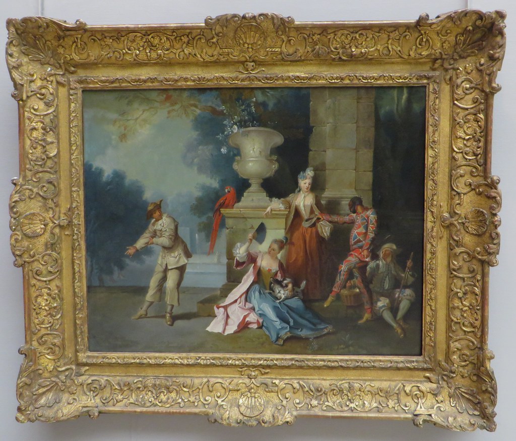 Comediens Italiens Dans Un Parc Vers 1710 Atelier De J Flickr