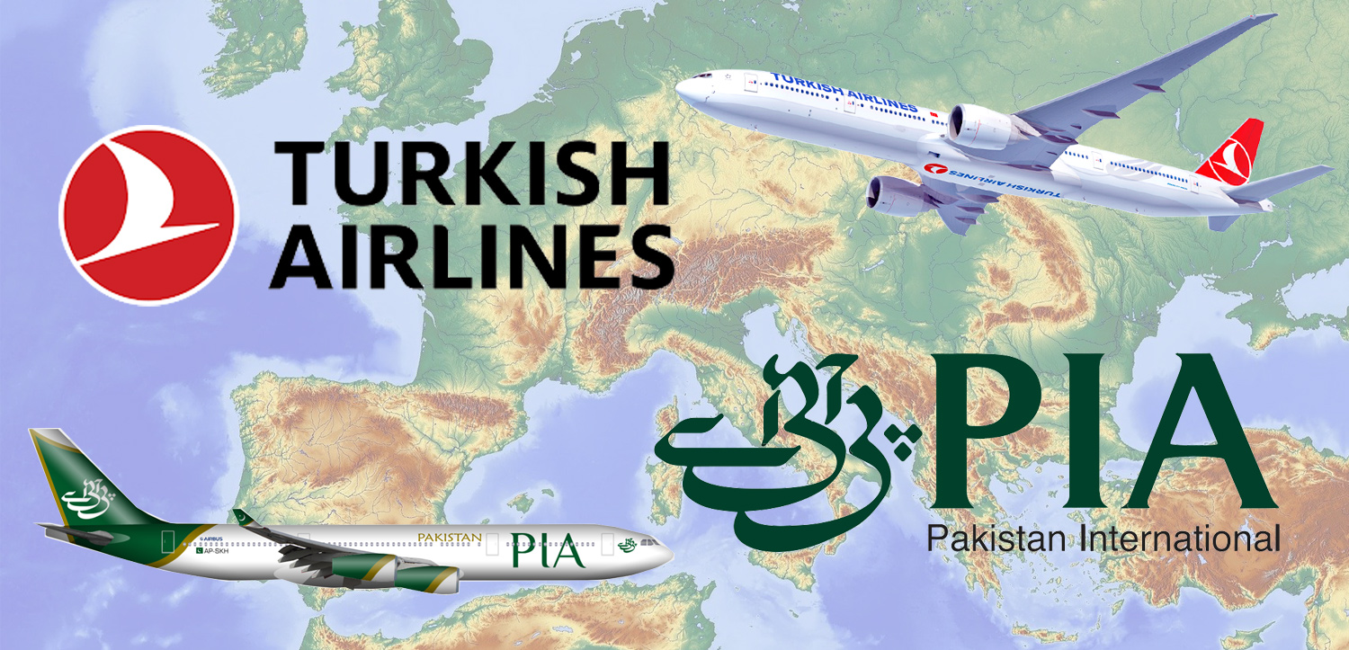 Interline and codeshare travel ; Pakistan International Airlines Partners With Turkish Airlines To Create New European Gateway Live And Let S Fly