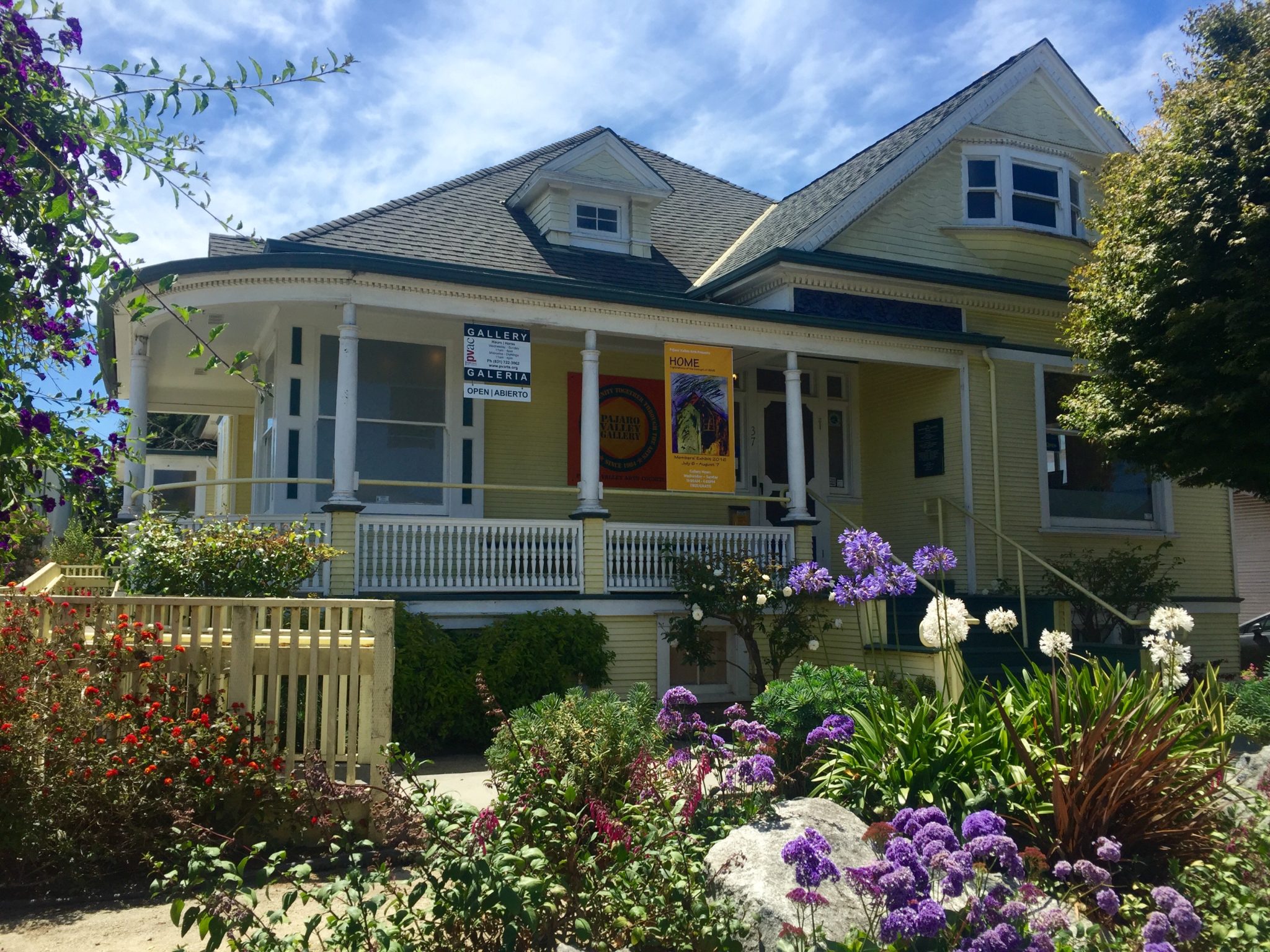 The Lamborn House Gallery and PVAC Local Santa Cruz