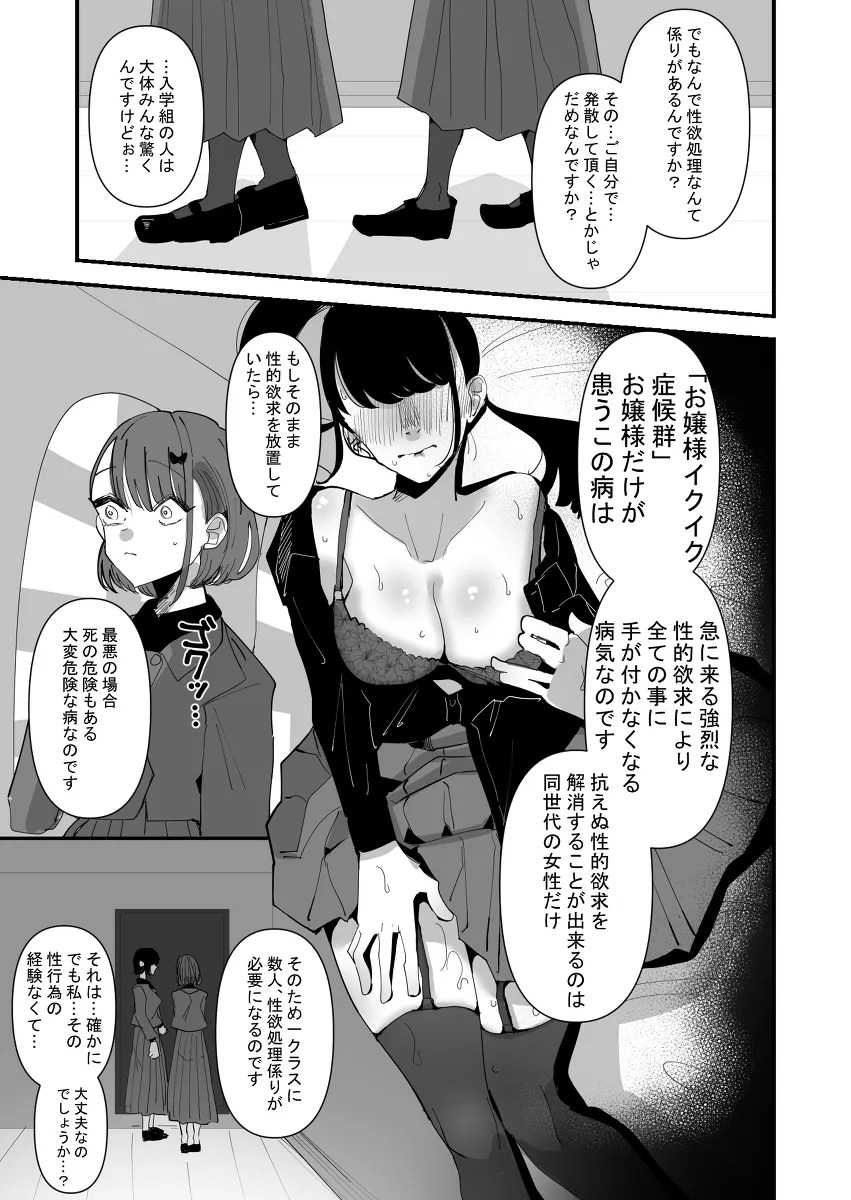 o jousama tachino seiyoku shori kakari nisaserareta JK ga sassoku senpai to rezurekuchaa w