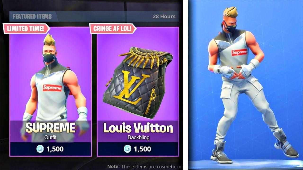 Each time you open a new tab page, your favorite wallpaper will show up, . Supreme Fortnite Logo Logodix