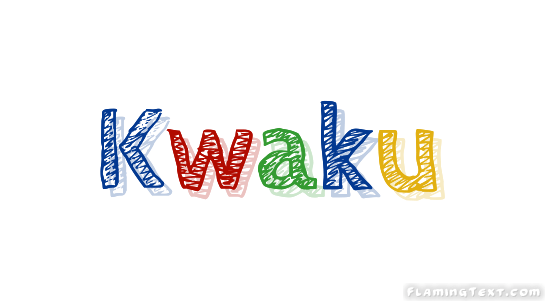 Kwaku Logo Free Name Design Tool From Flaming Text