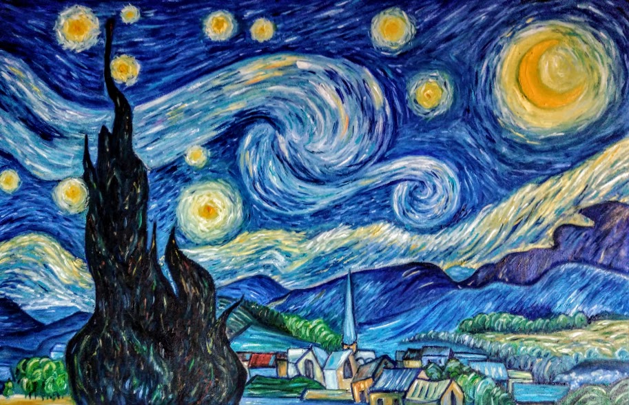 La Noche Estrellada Loscuadrosdevickyrb