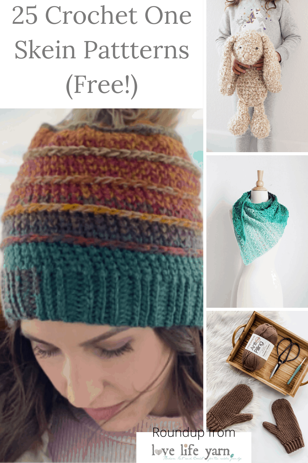 No paid items get to go in here. 25 Free Crochet Patterns For When You Only Have One Skein 2021 Love Life Yarn