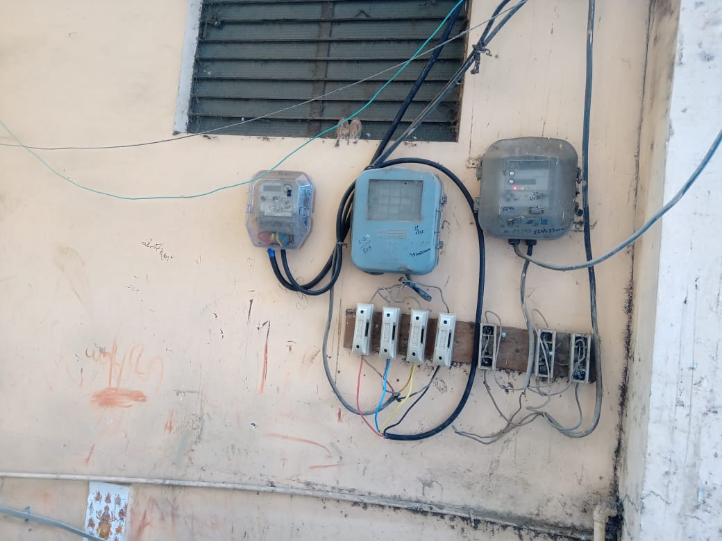 A Solar net meter installed at Sonipat site