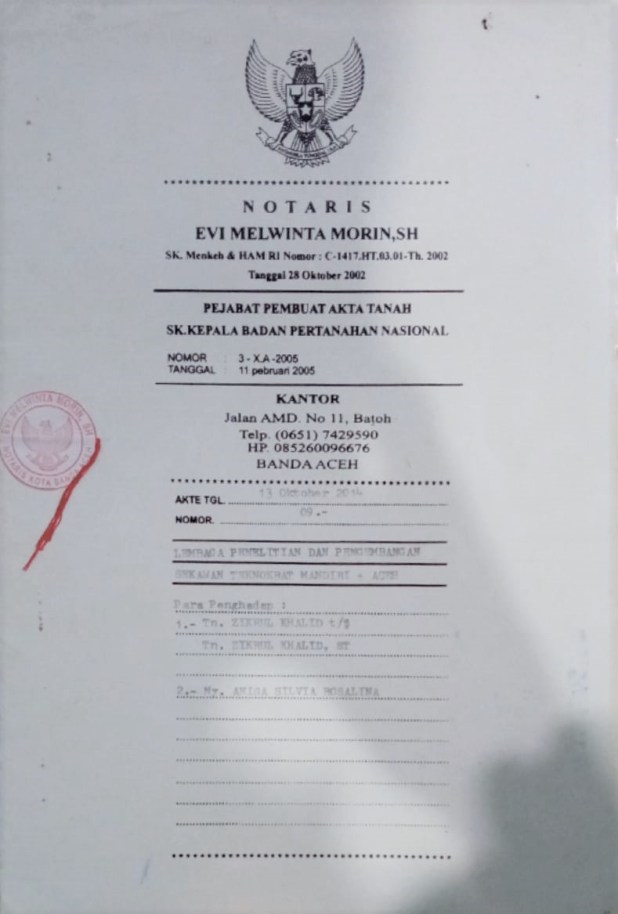 Akta Notaris LP2STM