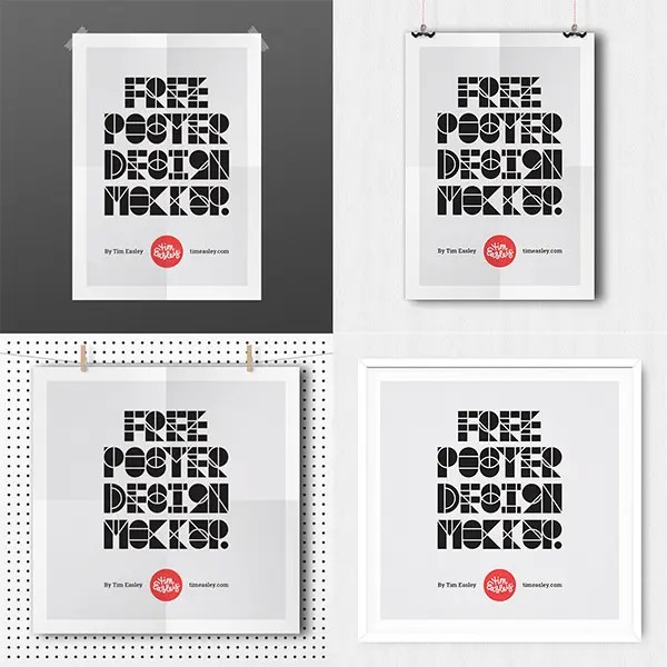 Free poster mockups · big poster frame in museum by graphictwister · wall photo poster mockup psd by graphicsfuel · free psd poster frame mockup by themeraid. 25 Free Psd Poster Flyer Mockups