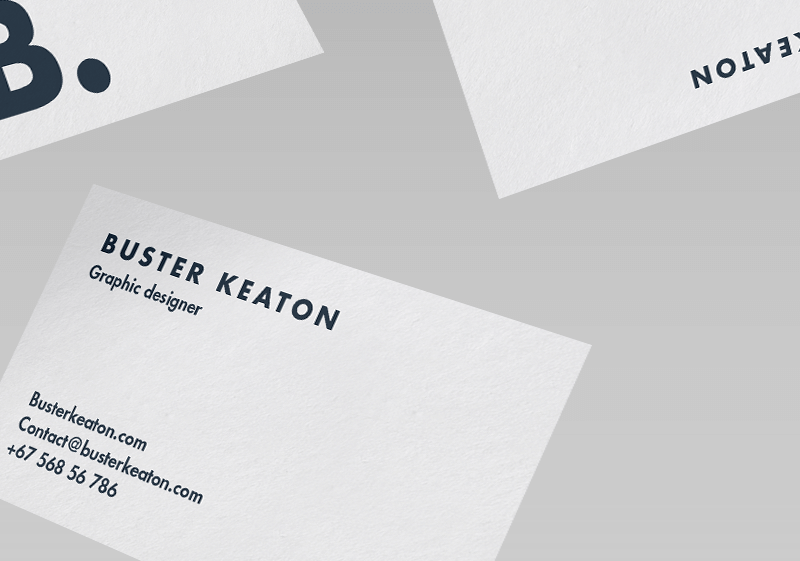Floating a4 brochure free mockup. Modern Business Card Mockup Ltheme