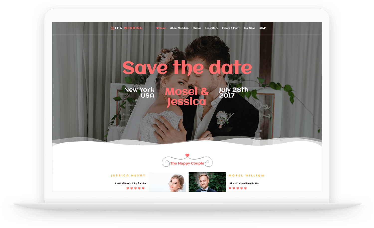 · zakra · match · invite · wedding band · elegant pink · kalon · vw . TPG Wedding - Responsive Marriage WordPress Theme