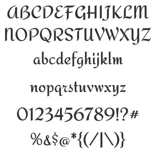 Simulation Oh My God Text Design Frost Icy Calligraphy