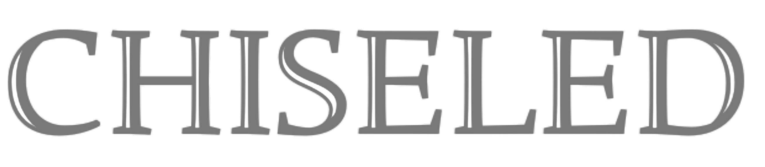 Sliver Be Strong Text Design Metal Pattern Calligraphy