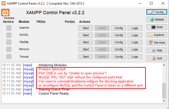 Ubah dengan port yang diinginkan · 2. Konflik Antara Port Mysql Server Xampp Dan Mysql Server Workbench Android Lover