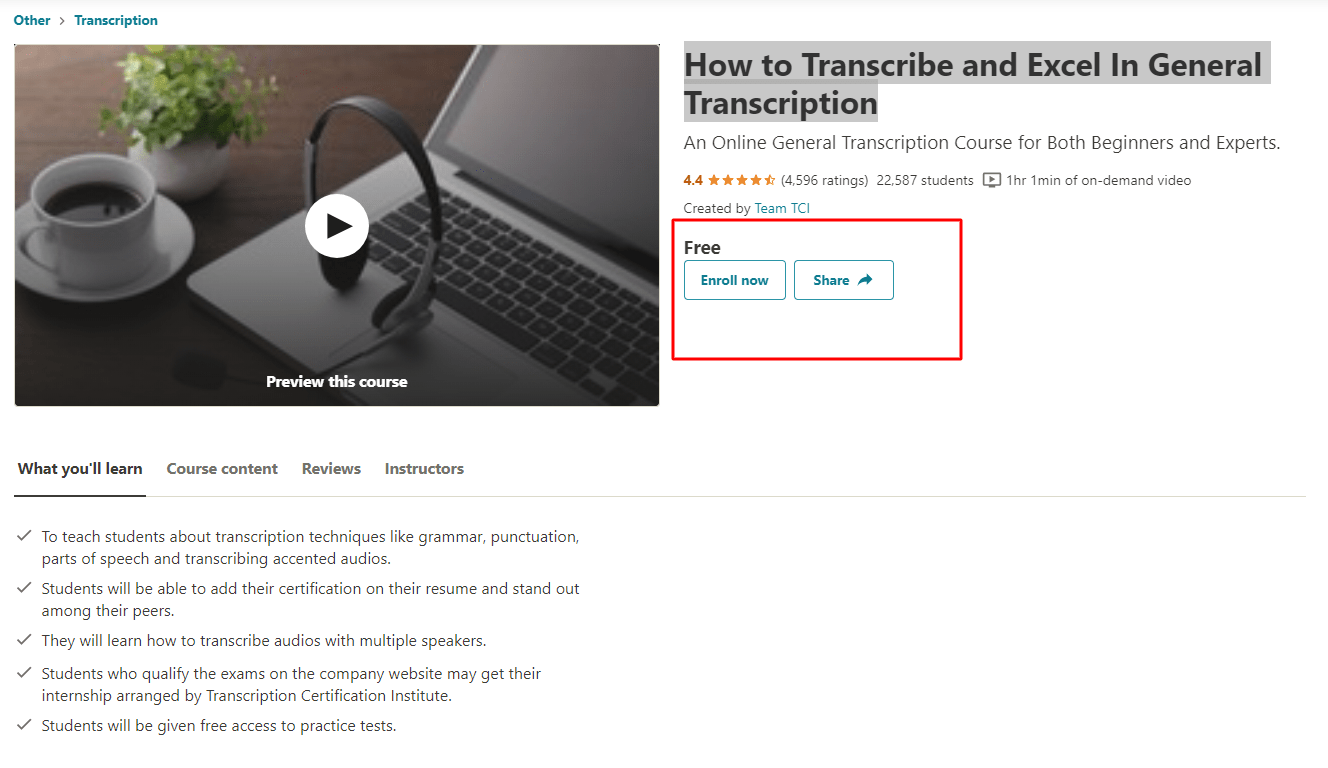 On this page you can find old gotranscript tests. 100 Free Transcription Training Courses Online Lushdollar Com