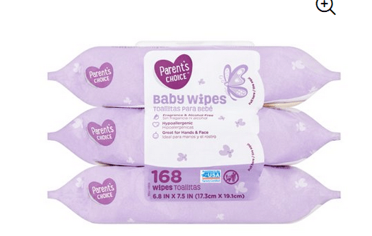 walmart baby wipes parents choice