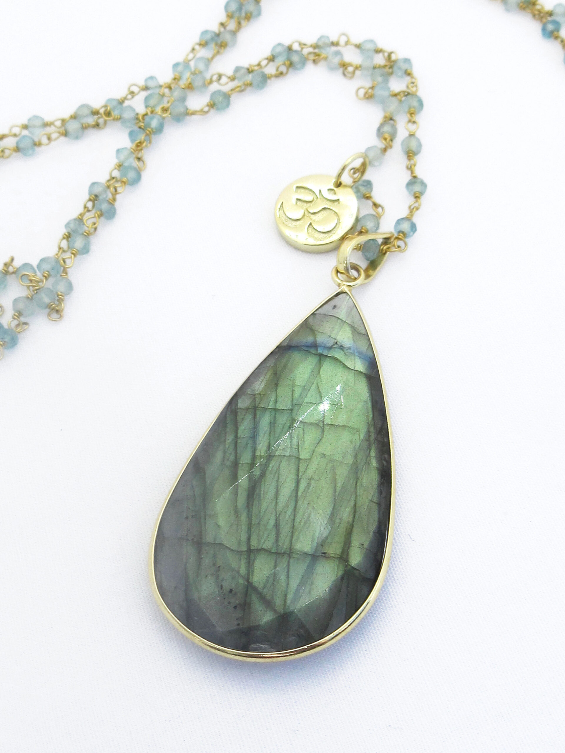 INTUITION LABRADORITE PENDANT NECKLACE LxJool