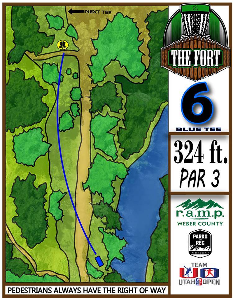 305 w pleasant view dr; Hole 6 â¢ Fort Buenaventura (Ogden, UT) | Disc Golf