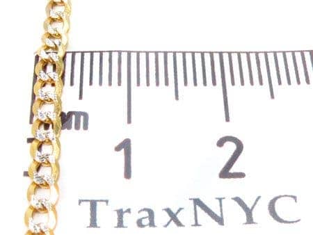 Solid Cuban Diamond Cut Chain 22 Inches 3 5mm 5 77 Grams 33101 Mens Gold Yellow Gold 10k