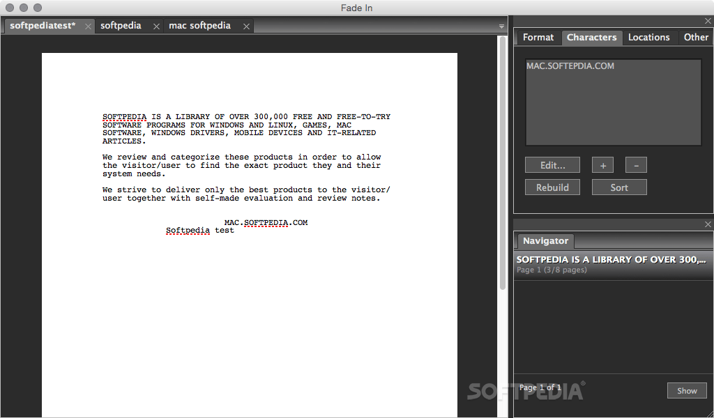 Actors make a lot of money to perform in character for the camera, and directors and crew members pour incredible talent into creating movie magic that makes everythin. Fade In Mac 3.0.635 - Download