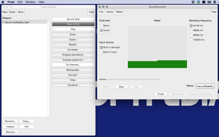Praat - Download (Mac) - Softpedia