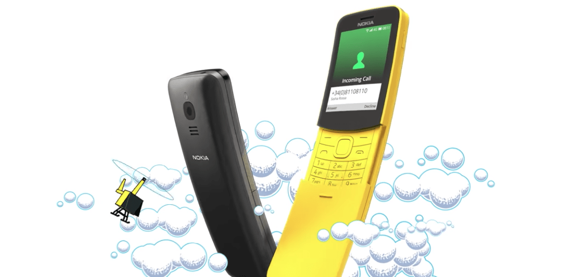 超レア Nokia 8110 4G バナナフォン Dual-SIM ASCII.jp：復刻で