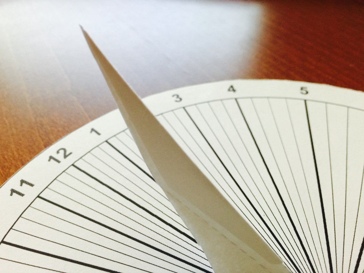Making a Paper Sundial in 15 Minutes Mach 30