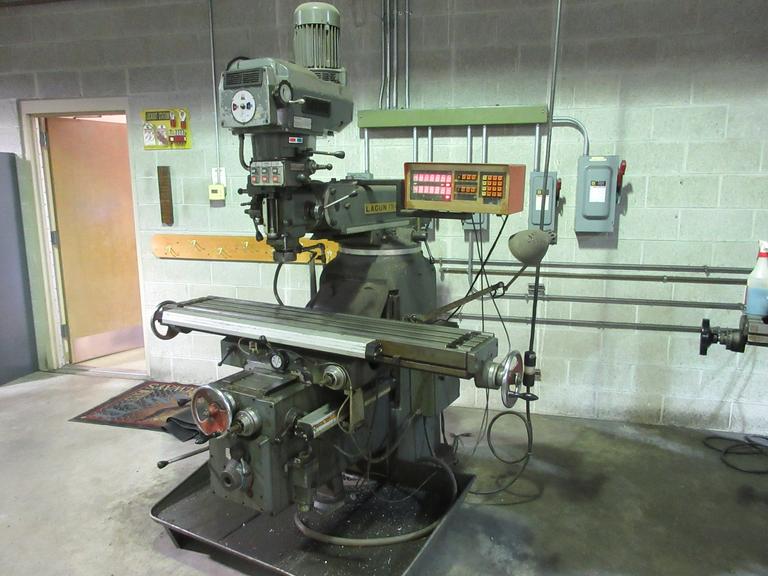 Turret milling machines with variable speed head instruction manual test record spare parts references operation and maintenance ce 5058 number 5376 3620 so . Machines Used Lagun Model Ftv 4 Vertical Milling Machine