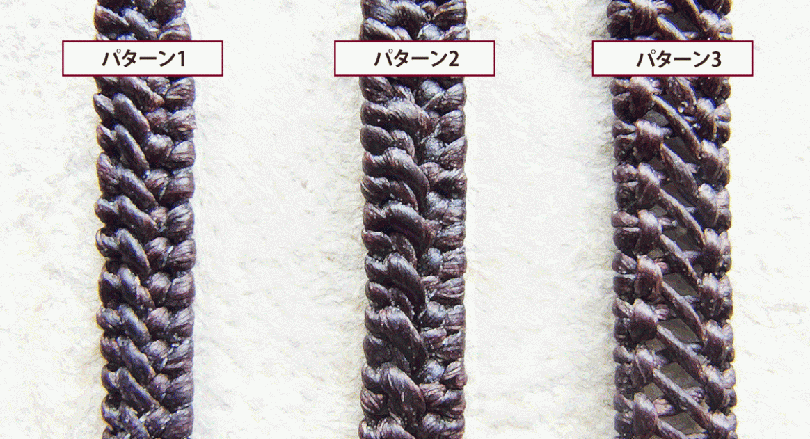 石包みマクラメペンダントの作り方1フレーム編みパターン マクラメの暗号 The Macrame Code