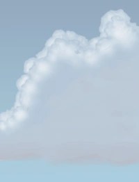 как рисовать облака в фотошопе