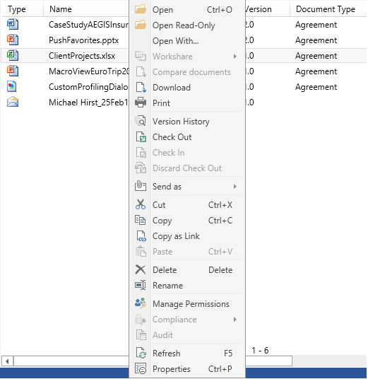 Right-ClickMenu365FileLIst