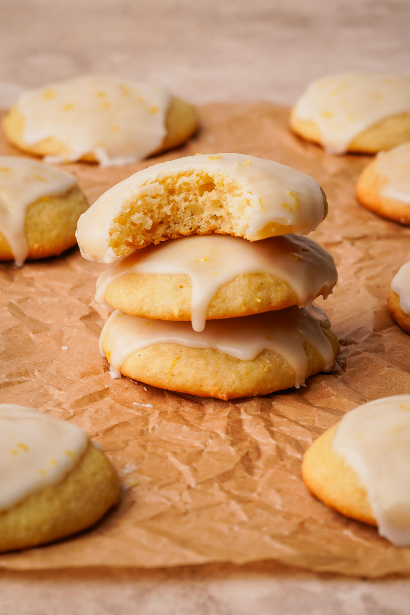 Lemon Ricotta Cookie Recipe with Lemon Glaze