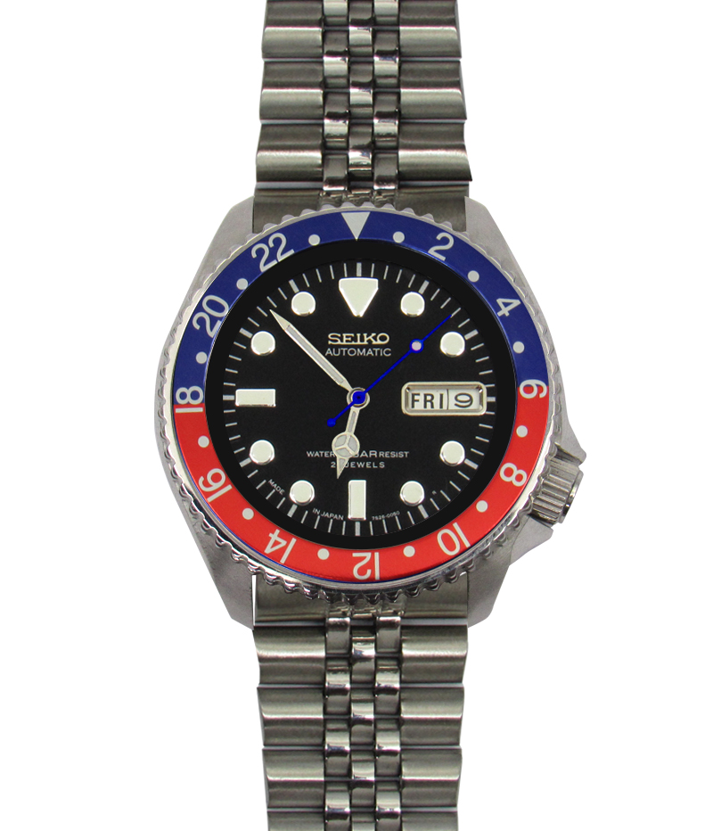 Mad Mod Machine! Seiko divers watch GMT 