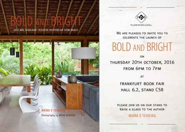 bold and bright launch party invitation