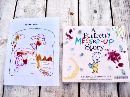 Maistorybook Library A Perfectly Messed Up Story Pb J Splatter Art Craft Maistorybook