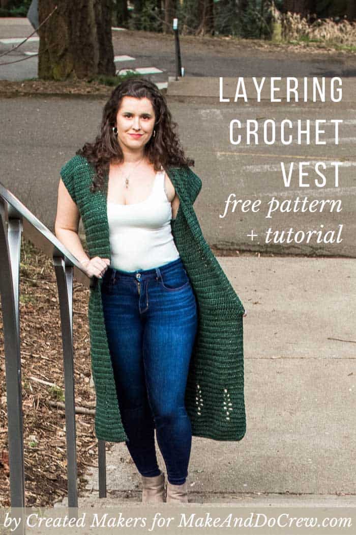 Knit and crochet now / annie's if you have a chihuahua or other dog that gets cold easily, then thes. Free Long Crochet Vest Pattern Perfect For Layering With Fall Outfits