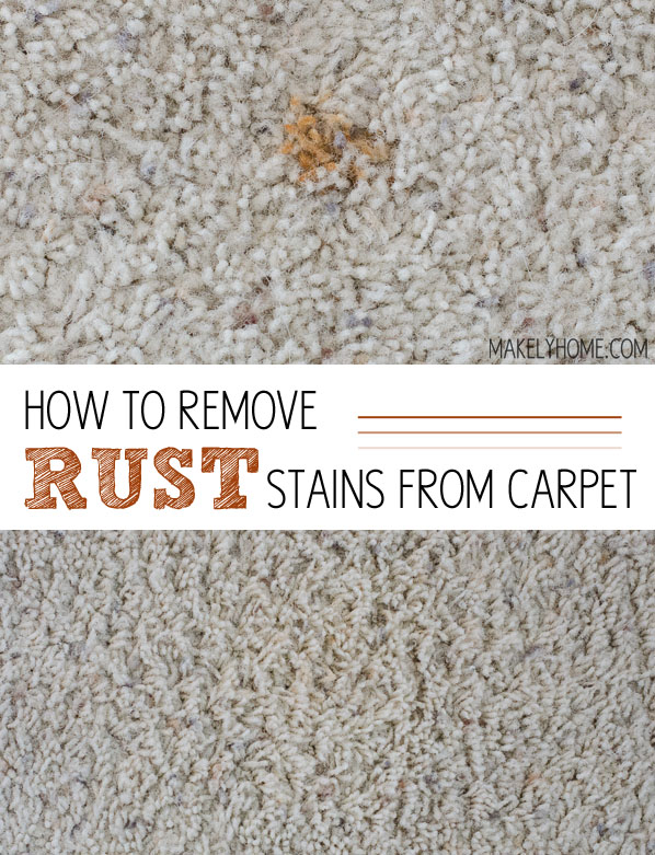 How To Remove Rust Stains From Carpet