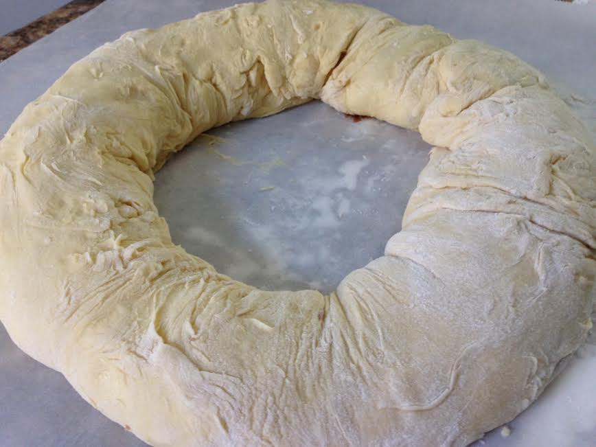 King Cake with Chocolate Cream Cheese Filling Bake This Day Our Daily