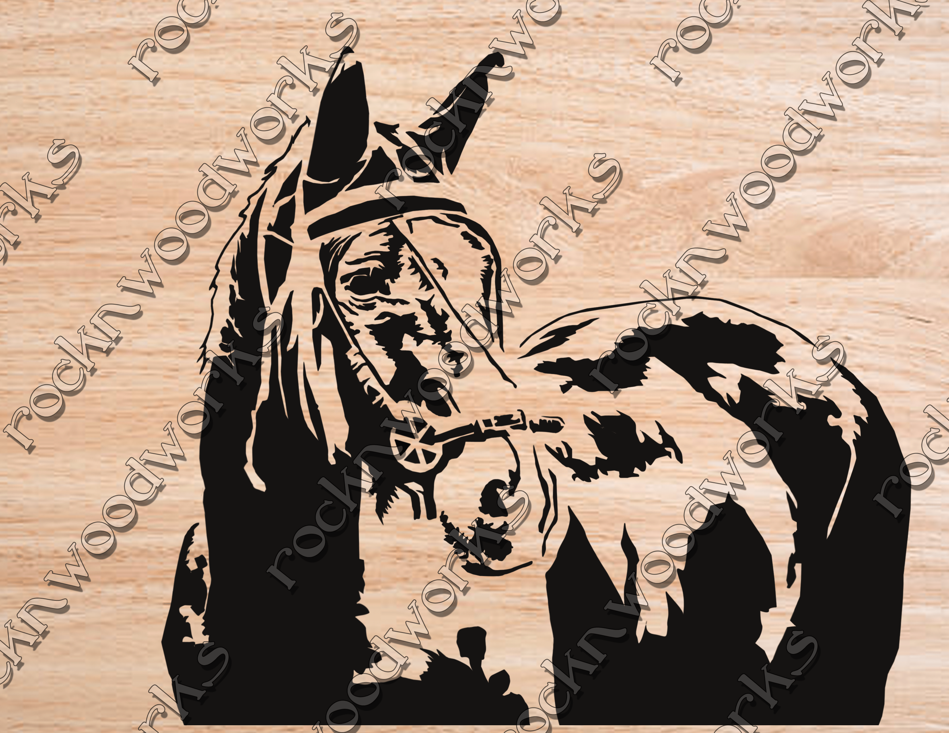 This four bears animal pattern makes a good project for beginners. Horse Scroll Saw Pattern 1 Maker Patterns