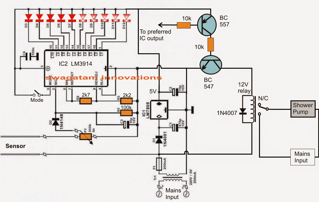 Soil Moisture Sensor Schematic Diagram - Circuit Diagram