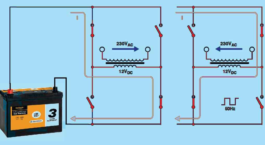 Single Phase Full Bridge Inverter Circuit Diagram