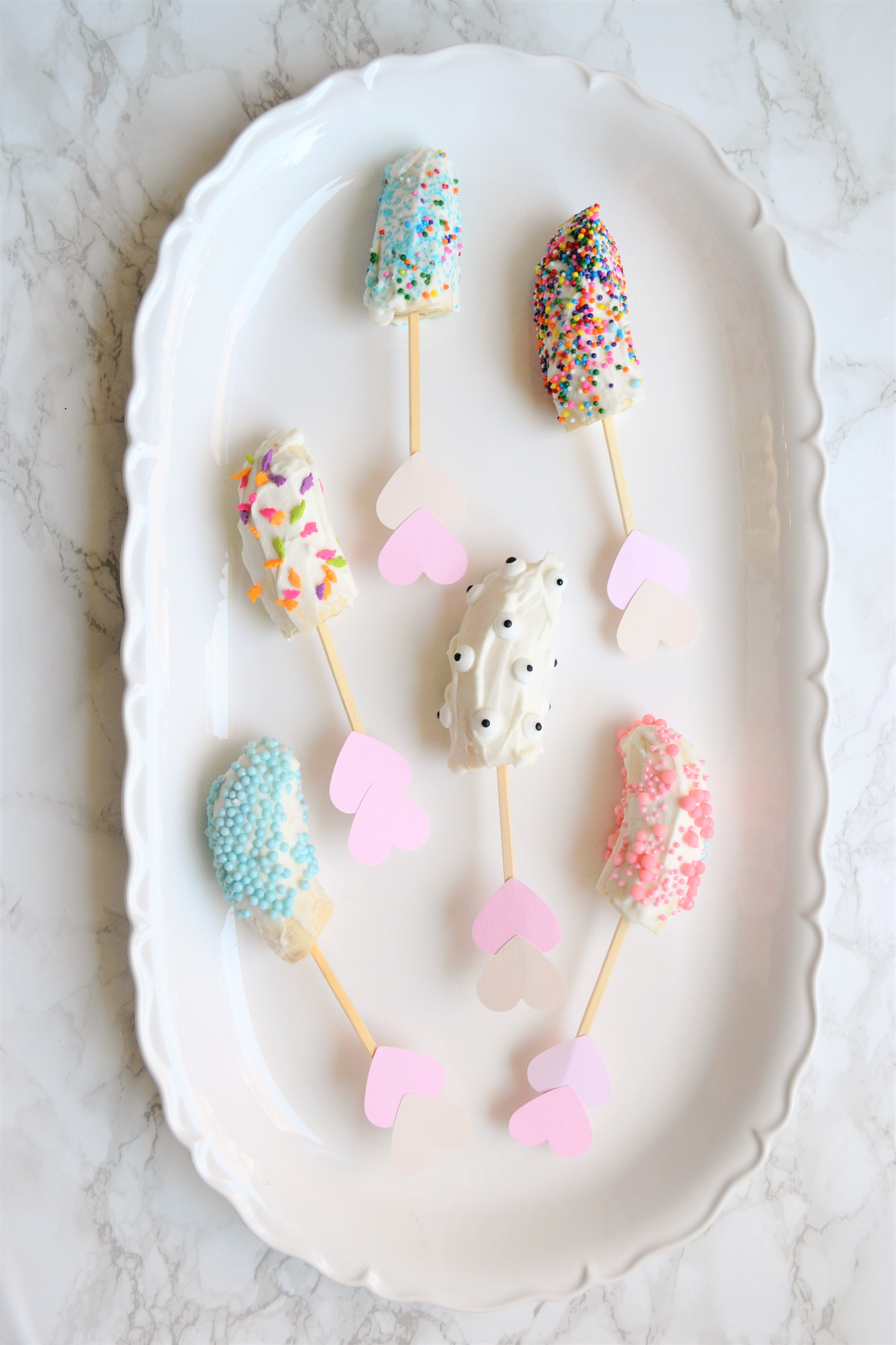 frozen banana teething