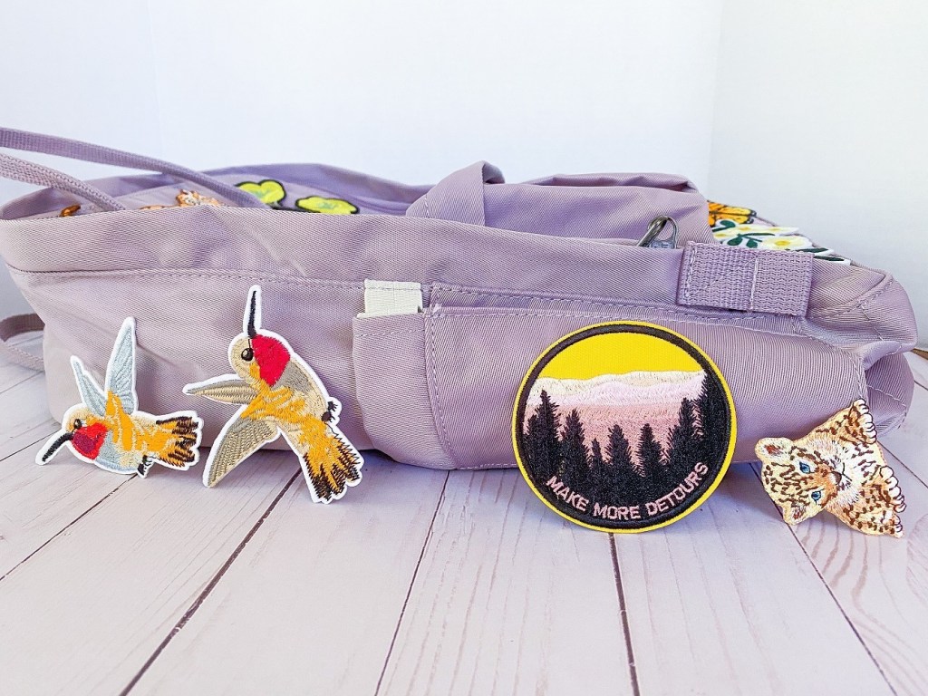 DIY Cute Backpack With Patches for Your Kiddos First Day of School