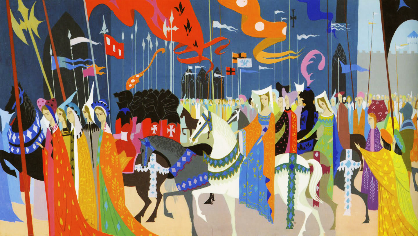 Eyvind Earle Concept Artist For 1959 Sleeping Beauty Maleficent