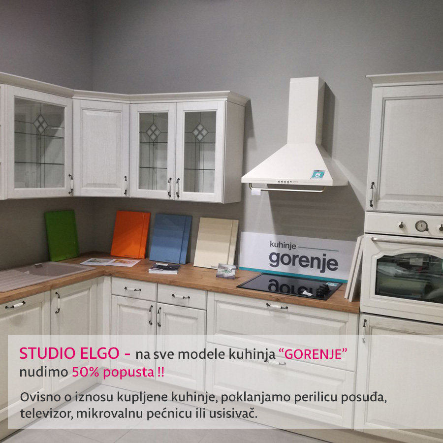 Studio Elgo Na Sve Modele Kuhinja Gorenje Nudimo 50 Popusta Mall Of Split