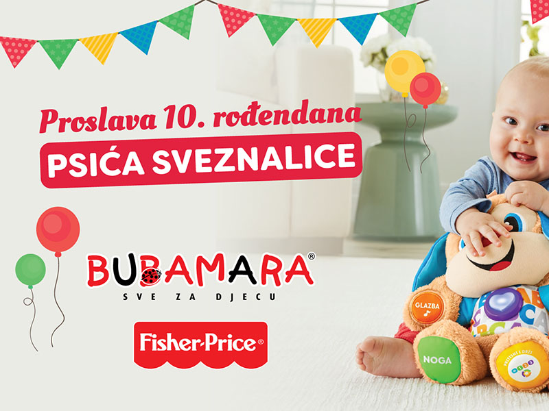 Bubamara Slavimo 10 RoÄ'endan Psica Sveznalice Mall Of Split