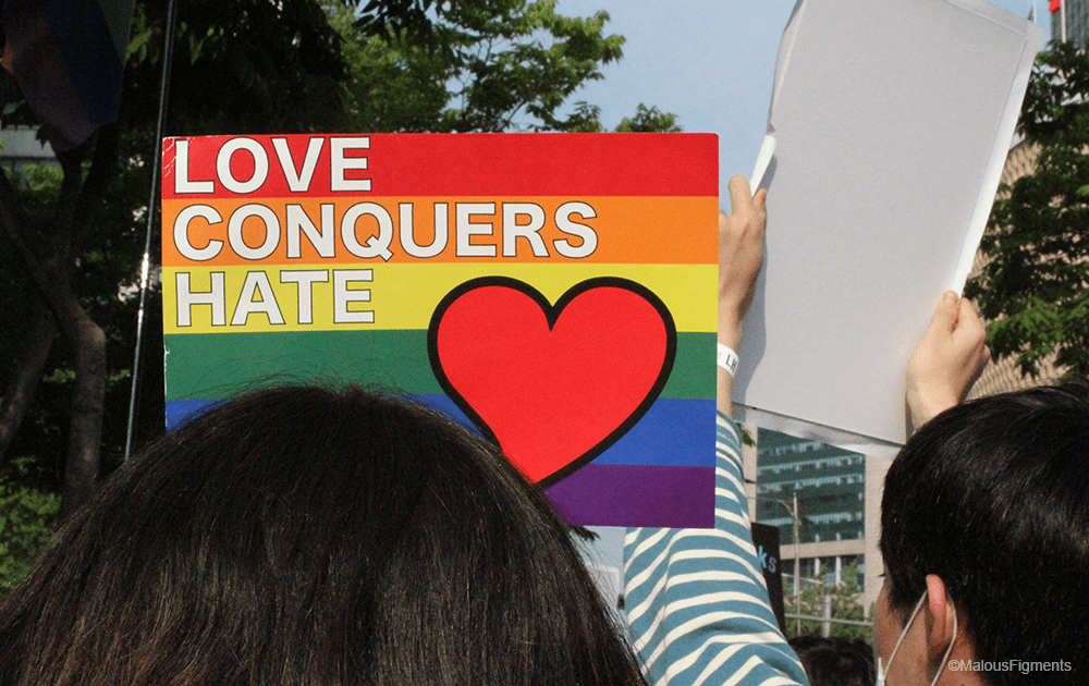 Love conquers hate
