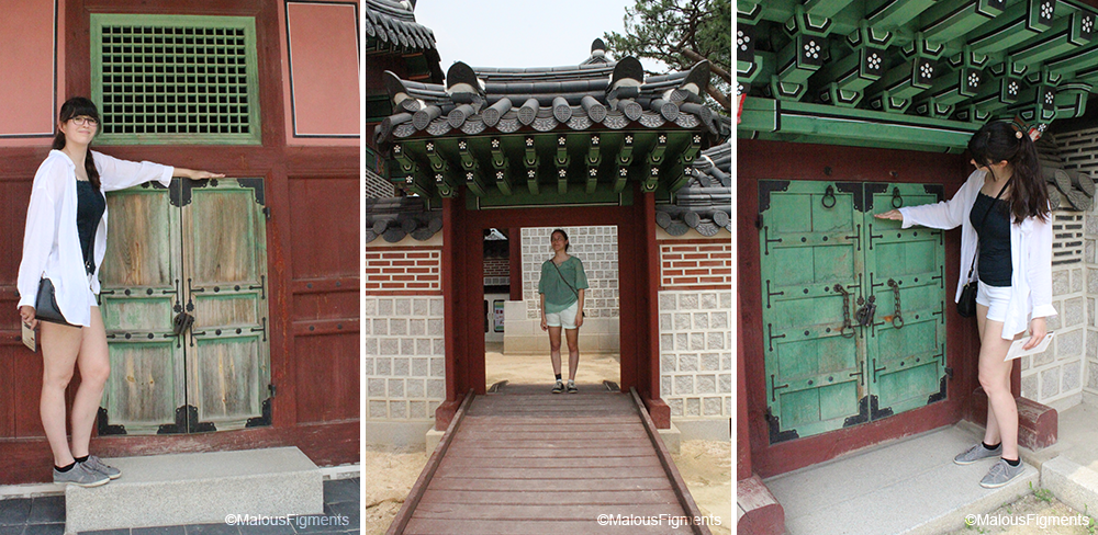 A large palace with little doors