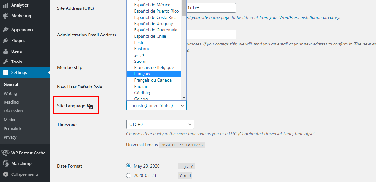 However, you can easily change the language setting right from your admin . How To Change The Wordpress Dashboard Language Knowledgebase Accuwebhosting
