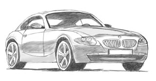 смотреть как нарисовать машину