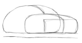 смотреть как нарисовать машину