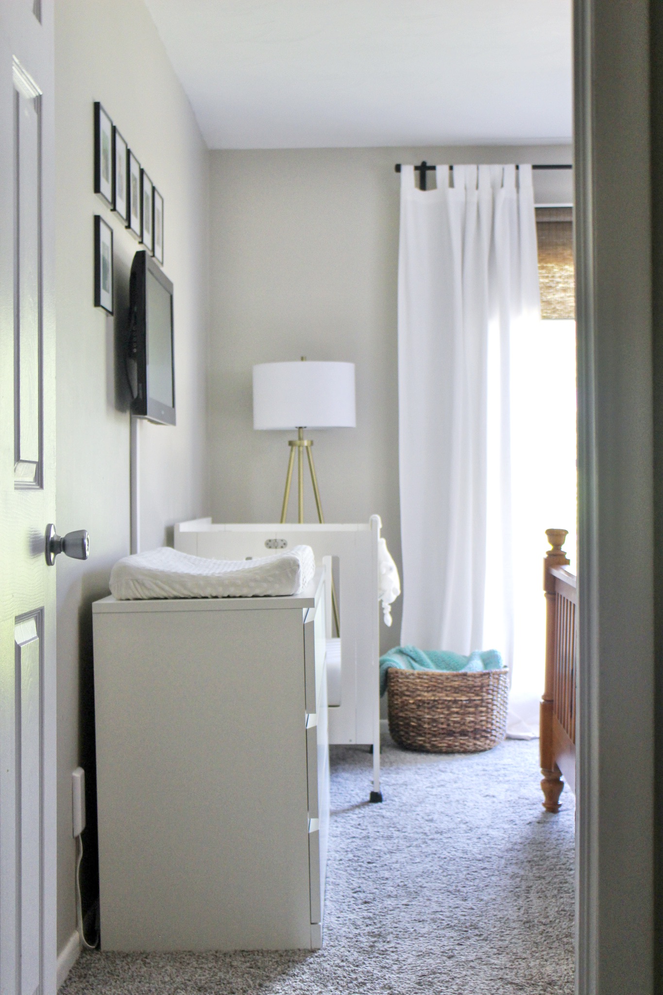 shared nursery master bedroom